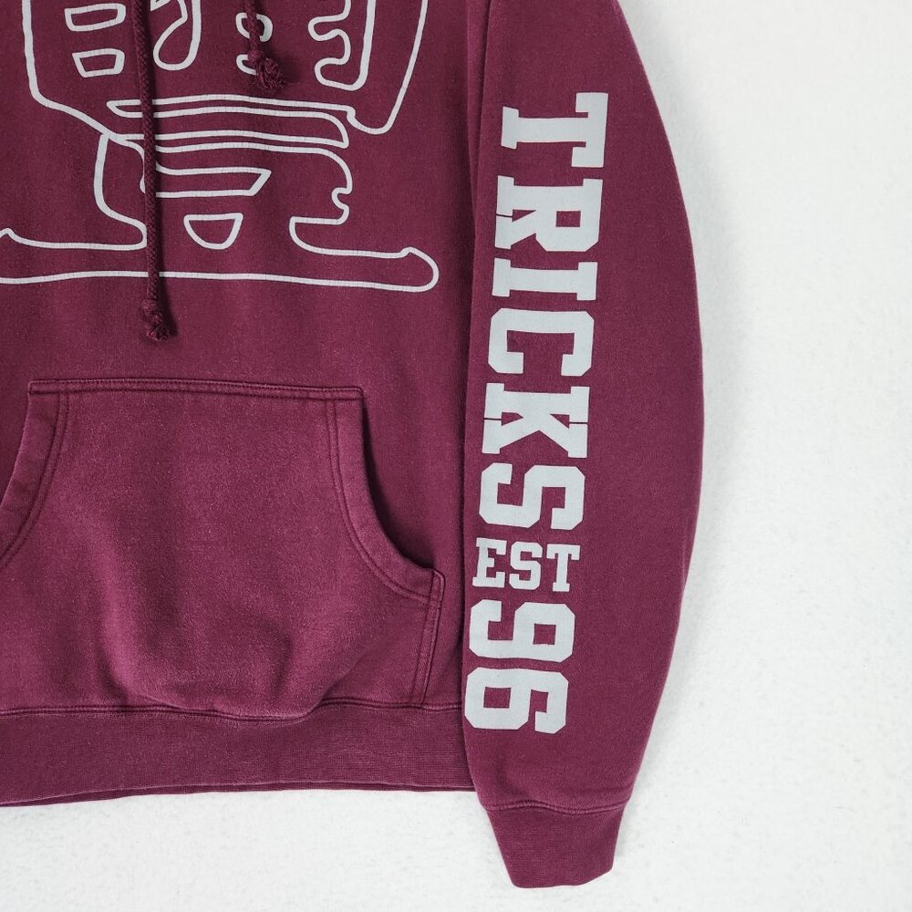 Jedi Mind Tricks Sweater Mens Large Burgundy Est 1996 Hip Hop Hoodie Pullover - Picture 4 of 14